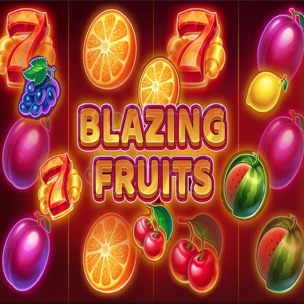 Blazing Fruits slot logo by Inbet Games at O'Reels Casino UK