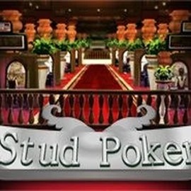 Stud Poker 3D online game logo by iSoftBet on reelsoncasinoo.com